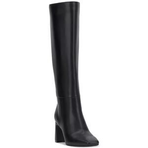 INC INTL Concepts Women Odina Block Heel Knee High Dress Boots Size US 9M Black